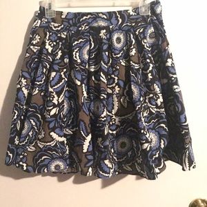 Express floral skirt